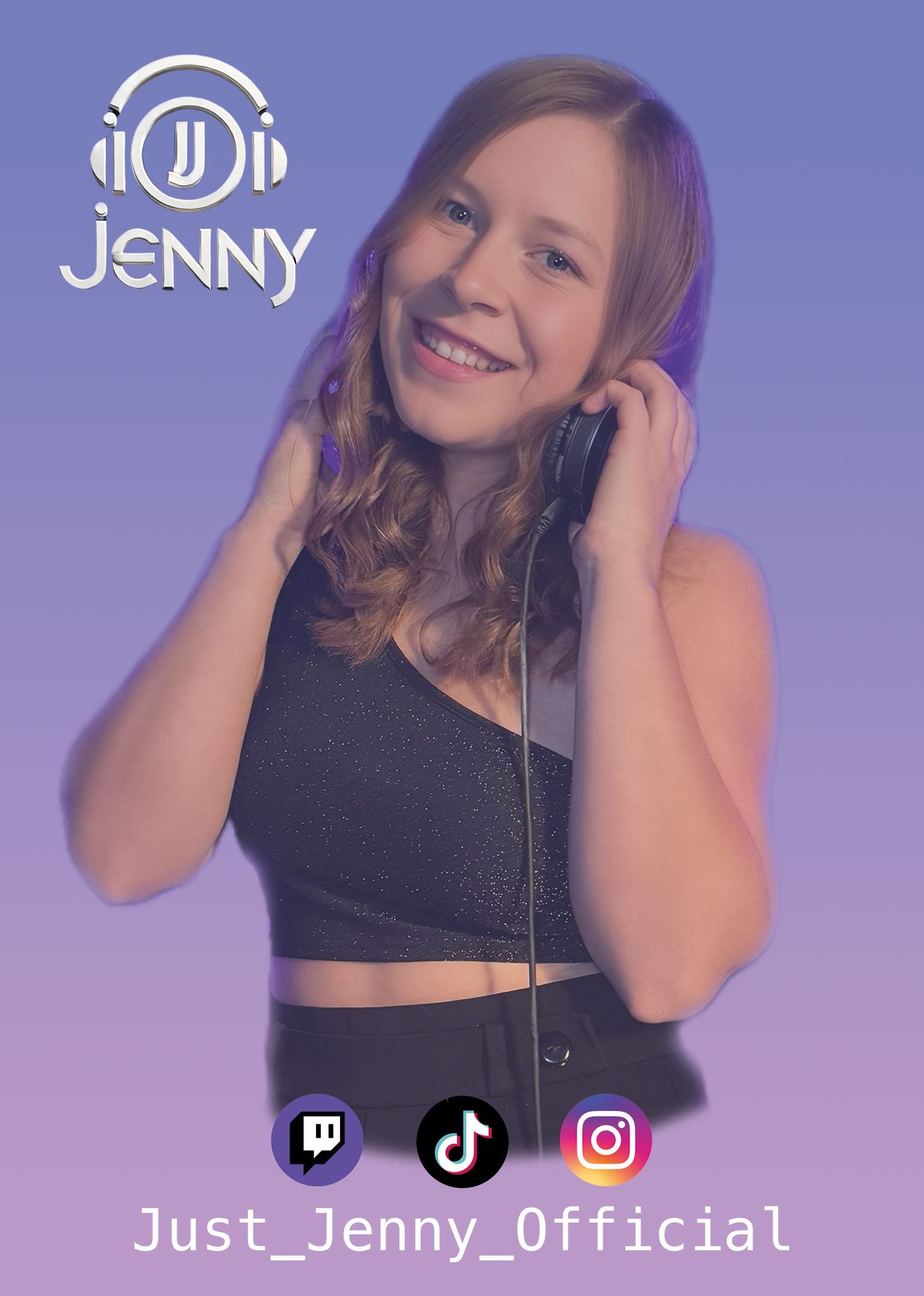 Autogrammkarte "Just Jenny"